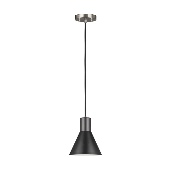 Generation Lighting - 6141301-962 - One Light Mini-Pendant - Towner - Brushed Nickel