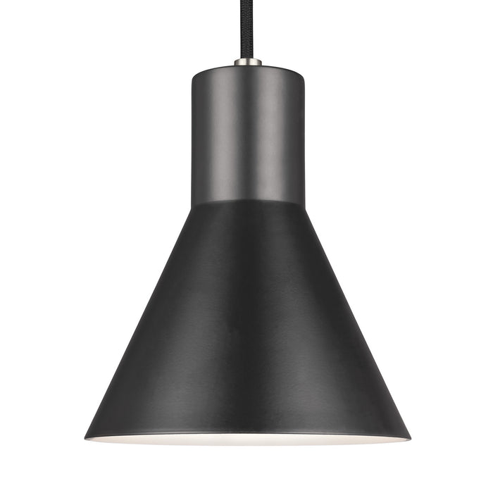 Generation Lighting - 6141301-962 - One Light Mini-Pendant - Towner - Brushed Nickel