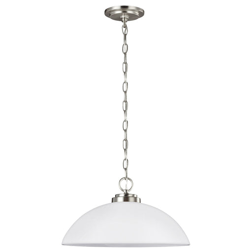 Generation Lighting - 65160-962 - One Light Pendant - Oslo - Brushed Nickel