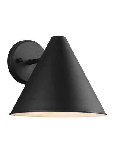 Crittenden One Light Outdoor Wall Lantern Black