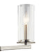 Kichler - 43997NI - Three Light Chandelier/Semi Flush - Crosby - Brushed Nickel