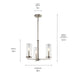 Kichler - 43997NI - Three Light Chandelier/Semi Flush - Crosby - Brushed Nickel