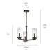 Kichler - 43997OZ - Three Light Chandelier/Semi Flush - Crosby - Olde Bronze