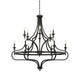 Savoy House - 1-9084-12-13 - 12 Light Chandelier - Shields - English Bronze