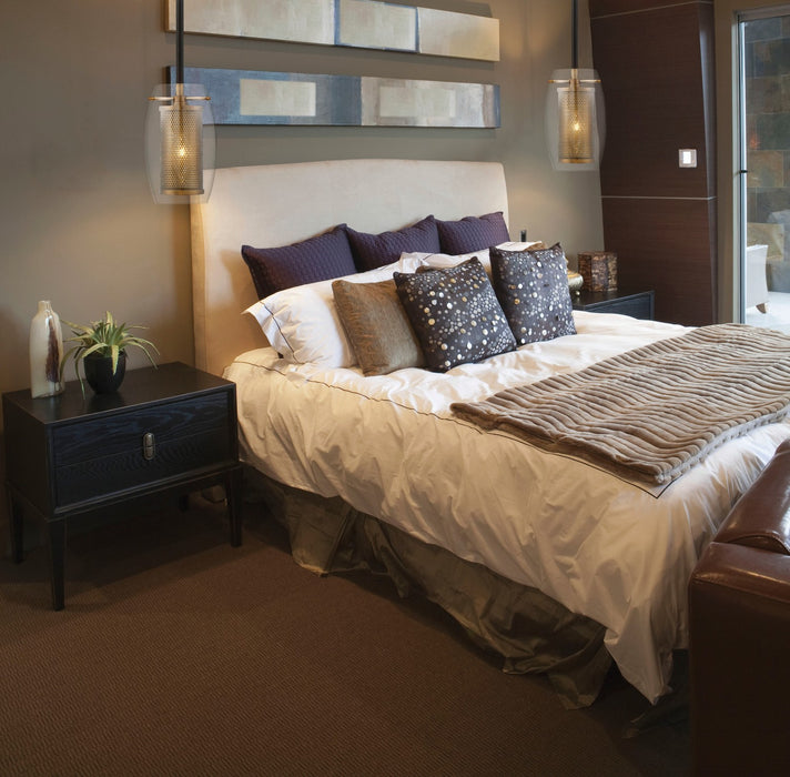 Savoy House - 7-9064-1-95 - One Light Pendant - Dunbar - Warm Brass with Bronze