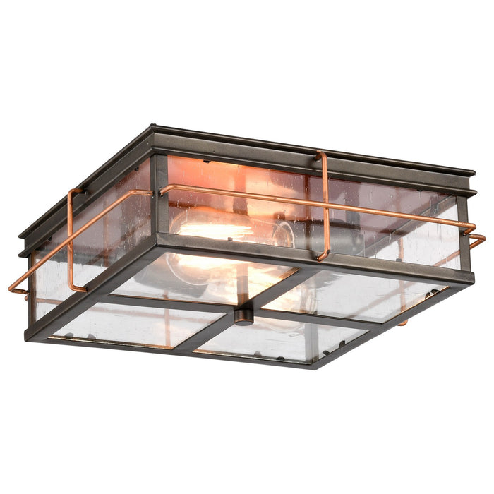 Nuvo Lighting - 60-5834 - Two Light Flush Mount - Howell - Bronze / Copper