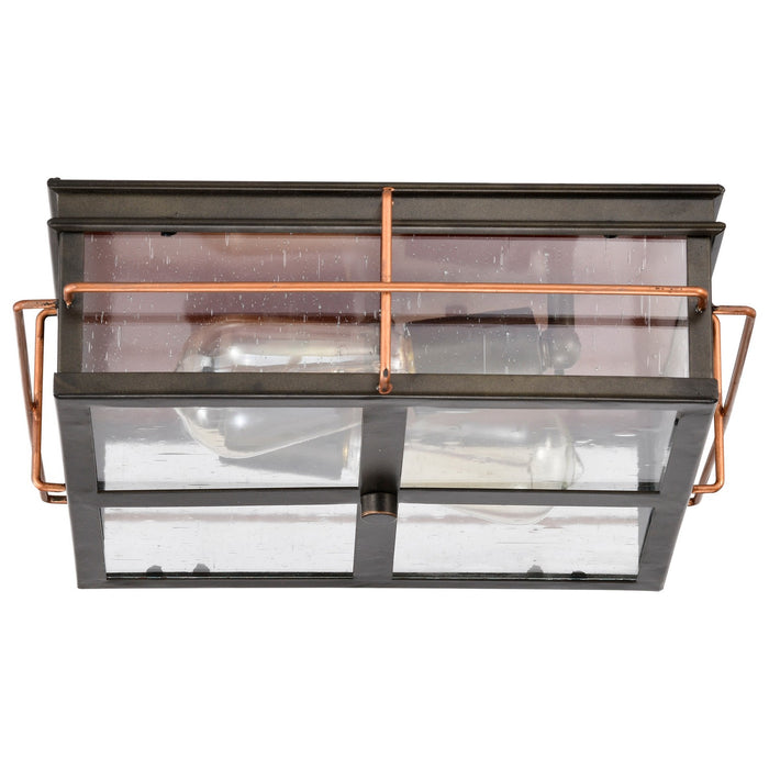 Nuvo Lighting - 60-5834 - Two Light Flush Mount - Howell - Bronze / Copper