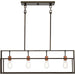 Nuvo Lighting - 60-5854 - Four Light Island Pendant - Lake - Forest Bronze / Copper