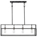 Nuvo Lighting - 60-5859 - Four Light Island Pendant - Lake - Iron Black / Brushed Nickel