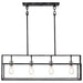 Nuvo Lighting - 60-5859 - Four Light Island Pendant - Lake - Iron Black / Brushed Nickel