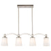 Nuvo Lighting - 60-5875 - Four Light Trestle - Laguna - Brushed Nickel