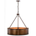 Nuvo Lighting - 60-5895 - Five Light Pendant - Kettle - Weathered Brass