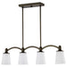Nuvo Lighting - 60-5975 - Four Light Trestle - Laguna - Forest Bronze