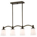 Nuvo Lighting - 60-5975 - Four Light Trestle - Laguna - Forest Bronze