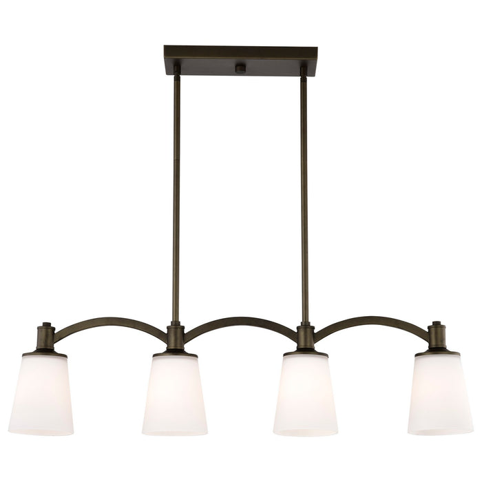 Nuvo Lighting - 60-5975 - Four Light Trestle - Laguna - Forest Bronze