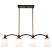 Nuvo Lighting - 60-5975 - Four Light Trestle - Laguna - Forest Bronze