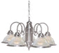 Nuvo Lighting - SF76-695 - Five Light Chandelier - Brushed Nickel