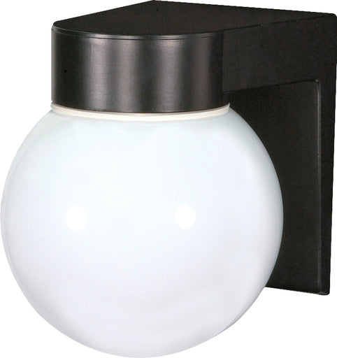 One Light Wall Lantern Black