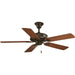 Progress Lighting - P2503-20 - 52" Ceiling Fan - AirPro Performance - Antique Bronze