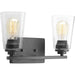Progress Lighting - P300009-143 - Two Light Bath - Debut - Graphite