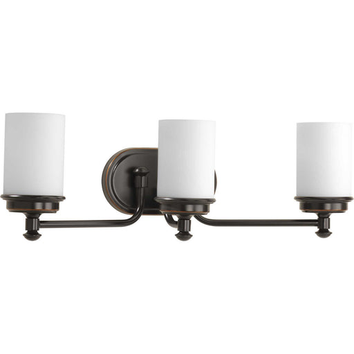 Glide Three Light Bath Rubbed Bronze