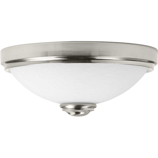 Led Linen LED Flush Mount Brushed Nickel