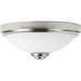 Progress Lighting - P350005-009-30 - LED Flush Mount - Led Linen - Brushed Nickel