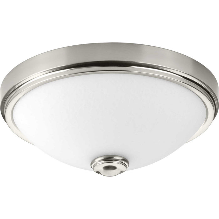 Progress Lighting - P350007-009-30 - LED Flush Mount - LED Linen - Brushed Nickel