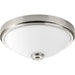 Progress Lighting - P350007-009-30 - LED Flush Mount - LED Linen - Brushed Nickel