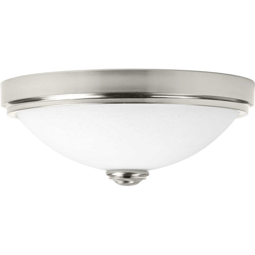 Progress Lighting - P350007-009-30 - LED Flush Mount - LED Linen - Brushed Nickel
