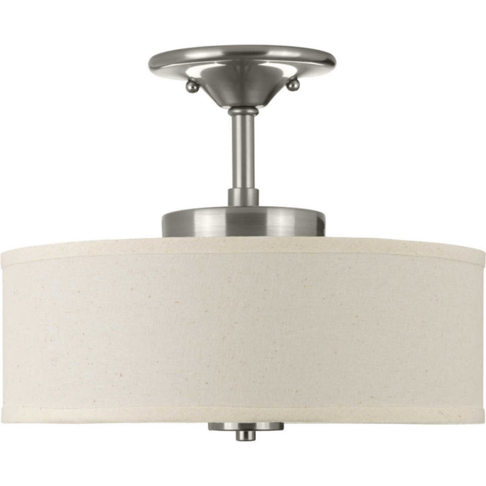 Progress Lighting - P3683-0930K9 - LED Semi-Flush Mount - Inspire Led - Brushed Nickel