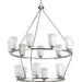 Progress Lighting - P400017-009 - 15 Light Chandelier - Debut - Brushed Nickel
