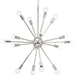 Progress Lighting - P400041-104 - 16 Light Chandelier - Ion - Polished Nickel