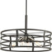 Progress Lighting - P500012-143 - Four Light Pendant - Remix - Graphite