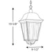 Progress Lighting - P550001-031 - Three Light Hanging Lantern - Kiawah - Black