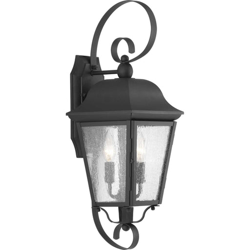 Kiawah Two Light Wall Lantern Black