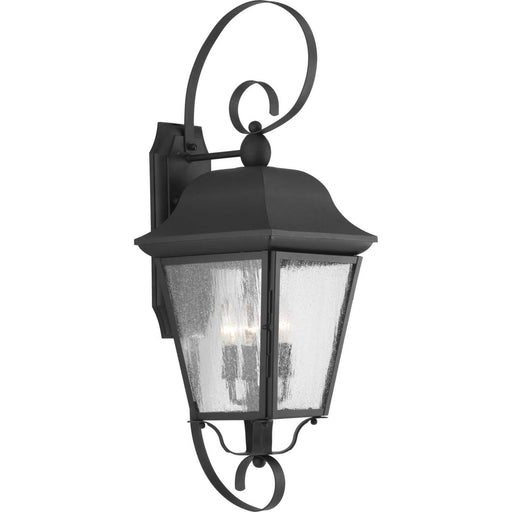 Kiawah Three Light Large Wall Lantern Black