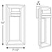 Progress Lighting - P560029-129-30 - LED Wall Lantern - Z-1010 LED - Architectural Bronze