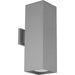 Progress Lighting - P5644-82-30K - LED Wall Lantern - LED Squares - Metallic Gray