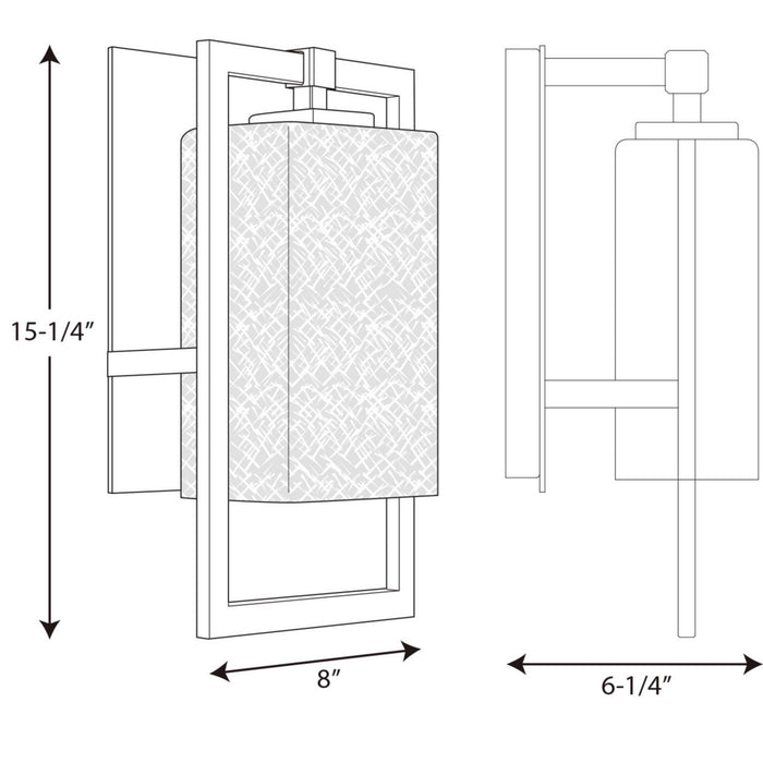 Progress Lighting - P5949-31 - One Light Wall Lantern - Jack - Black