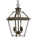 Progress Lighting - P6537-20 - Two Light Hanging Lantern - Burlington - Antique Bronze