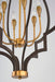Maxim - 20296OIAB - Six Light Chandelier - Crest - Oil Rubbed Bronze / Antique Brass