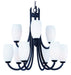 Maxim - 21657SWTXB - Nine Light Chandelier - Taylor - Textured Black