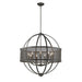 Golden - 3167-9 EB-EB - Nine Light Chandelier - Colson - Etruscan Bronze