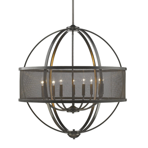 Golden - 3167-9 EB-EB - Nine Light Chandelier - Colson - Etruscan Bronze