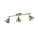 Golden - 3602-3SF AB-AB - Three Light Semi-Flush Mount - Duncan - Aged Brass