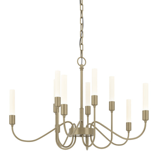 Lisse Ten Light Chandelier Soft Gold