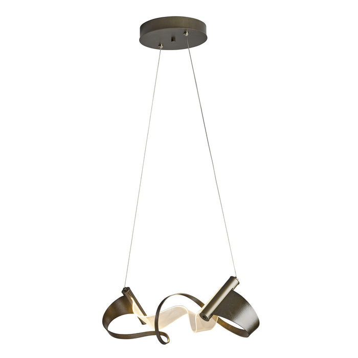 Hubbardton Forge - 139833-LED-STND-07 - LED Pendant - Zephyr - Dark Smoke