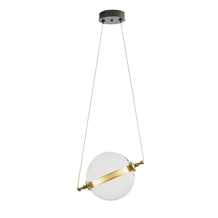 Hubbardton Forge - 161305-SKT-STND-31-YT0517 - LED Pendant - Otto - Black with Brass Accents