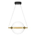 Hubbardton Forge - 161305-SKT-STND-31-YT0517 - LED Pendant - Otto - Black with Brass Accents